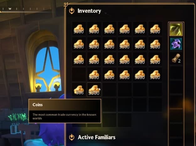 Gold- und Gemstone-Verkaufs-Guide in Witchspire