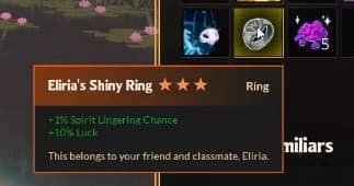 Elirias Shiny Ring in Witchspire