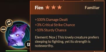Screenshot in-game — Fien