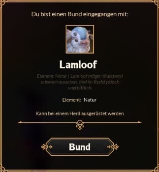 Lamloof bond screenshot