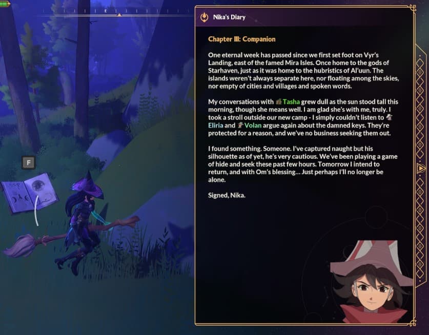 Nika's Diary — Chapter 3 reference screenshot