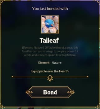 Screenshot de vínculo — Taileaf